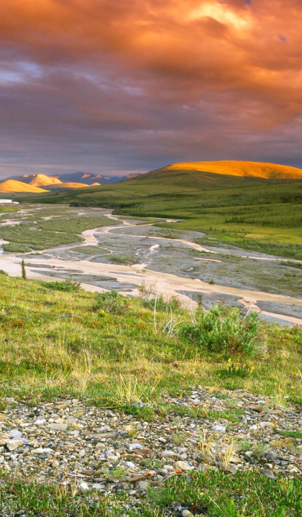 Холмистая долина