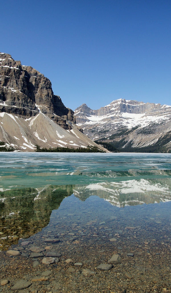 Озеро в горной долине