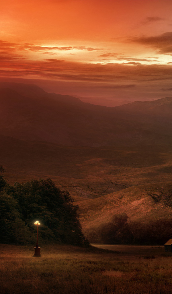 Одинокий фонарь