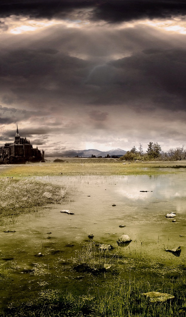 Пасмурный закат