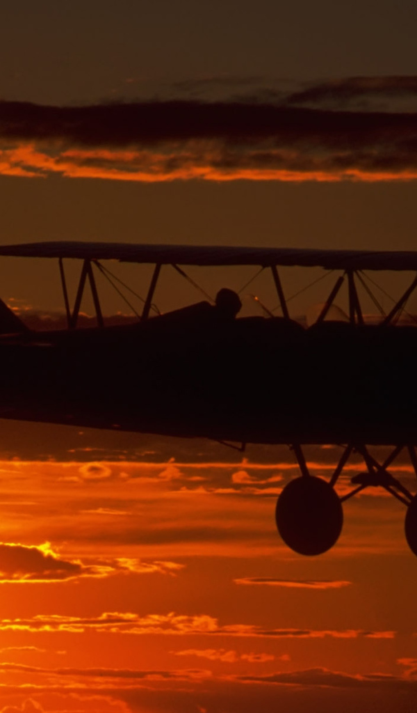 Полет на закате дня