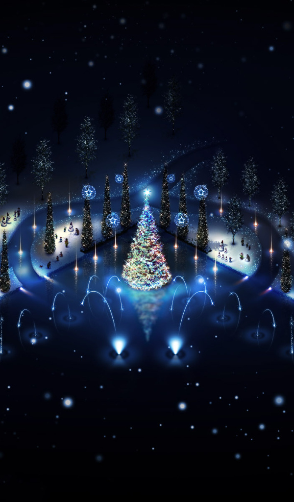 Нарядная новогодняя елка