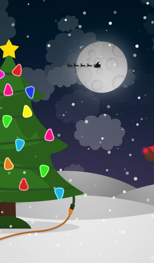 Новогодний олень