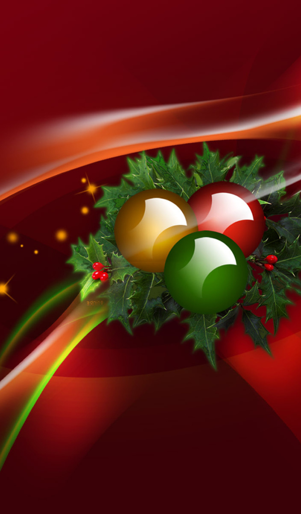 Новый Год красная тема