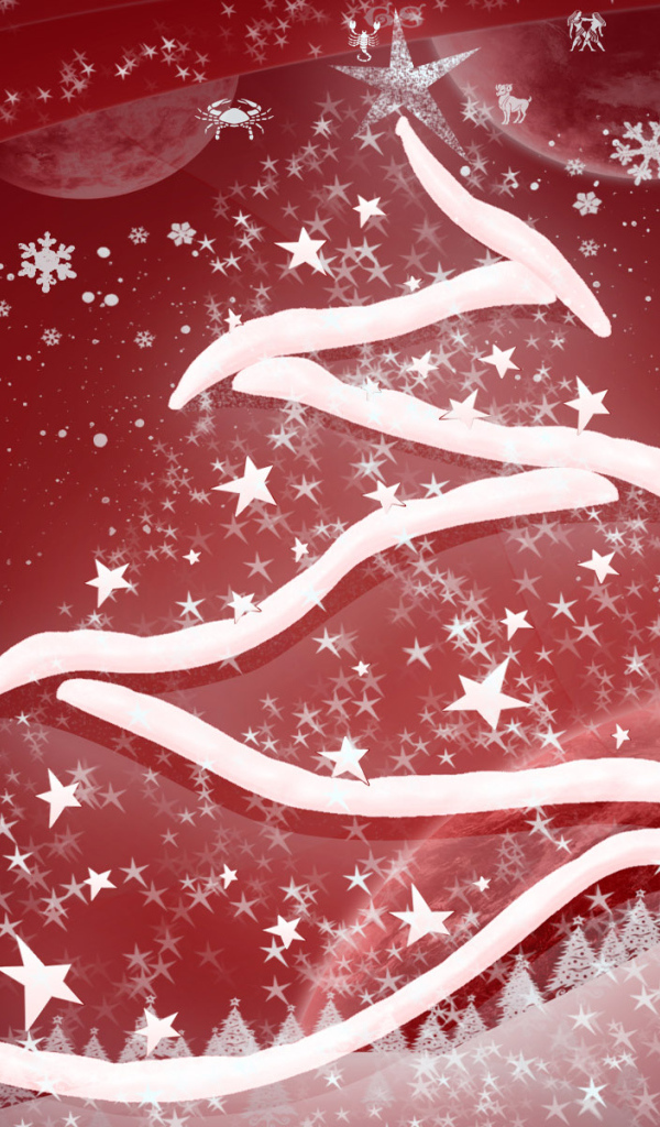 Красная елка