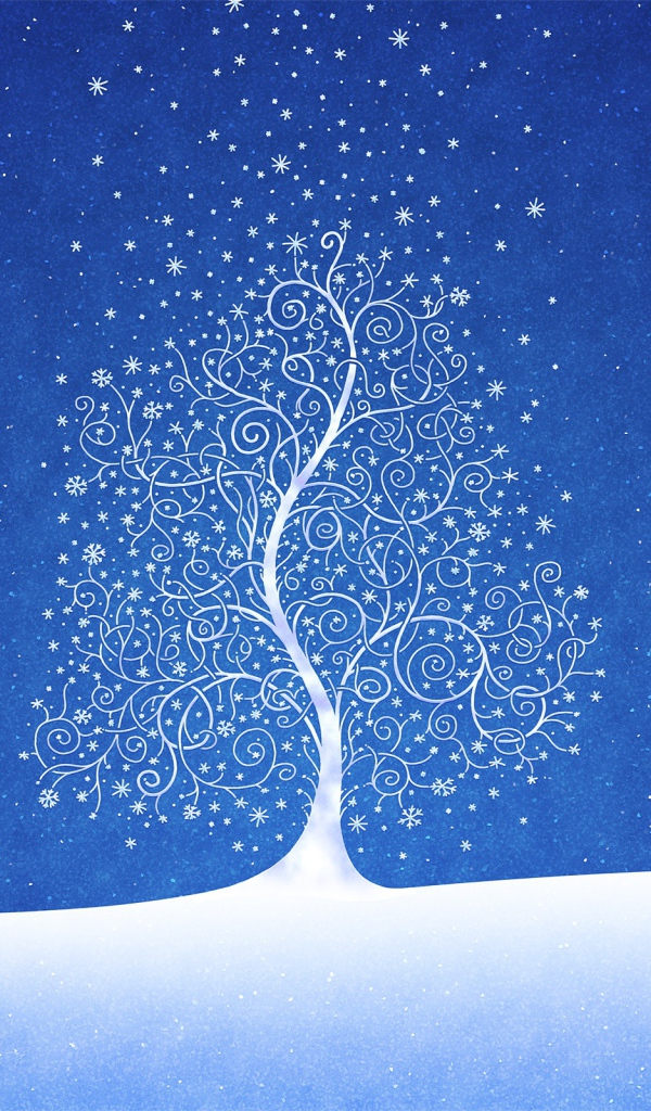 Снег Новый Год Елка