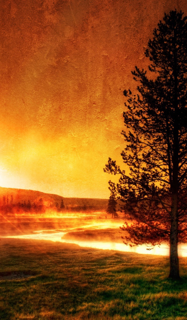 Контрастный закат