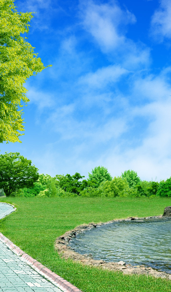 Пруд у дома