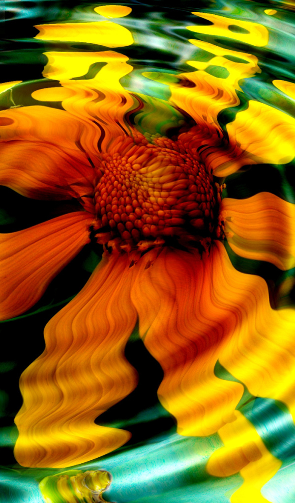 Желтое отражение