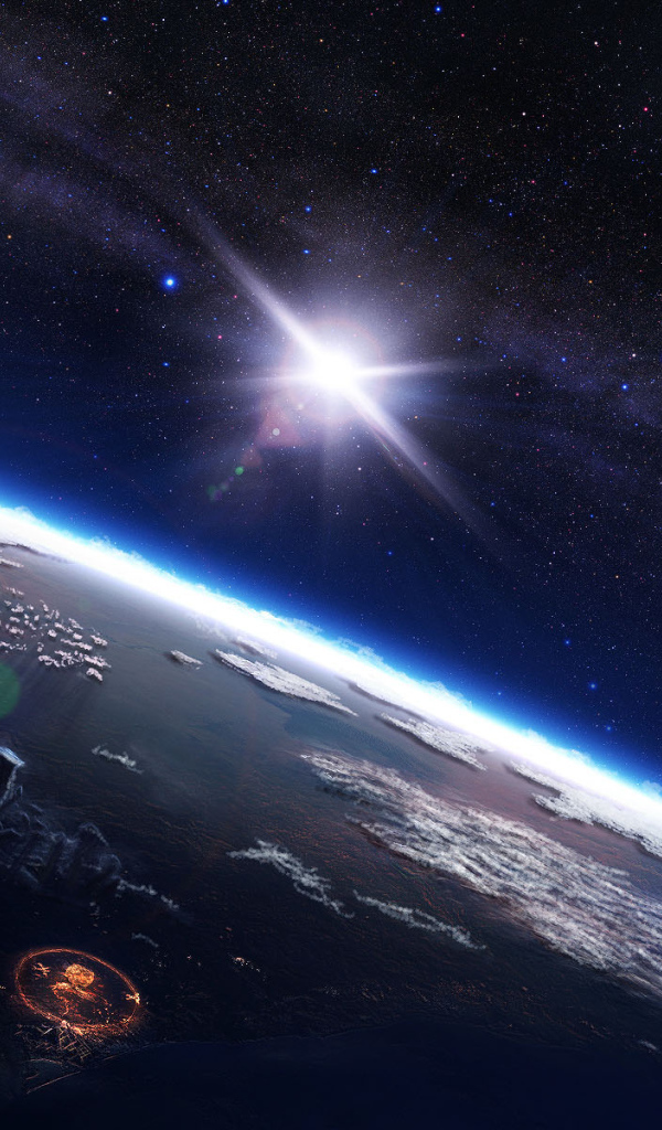 Ядерная война Вид с орбиты Земли