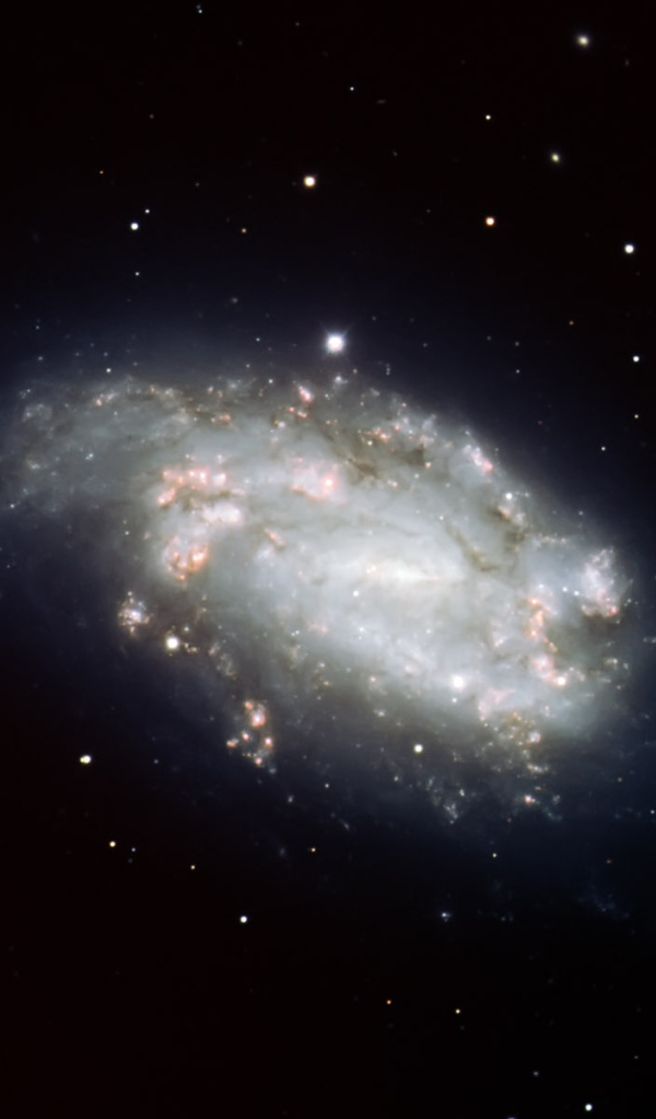 Реальный снимок галактики