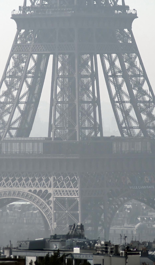 Вид на Эйфелеву башню