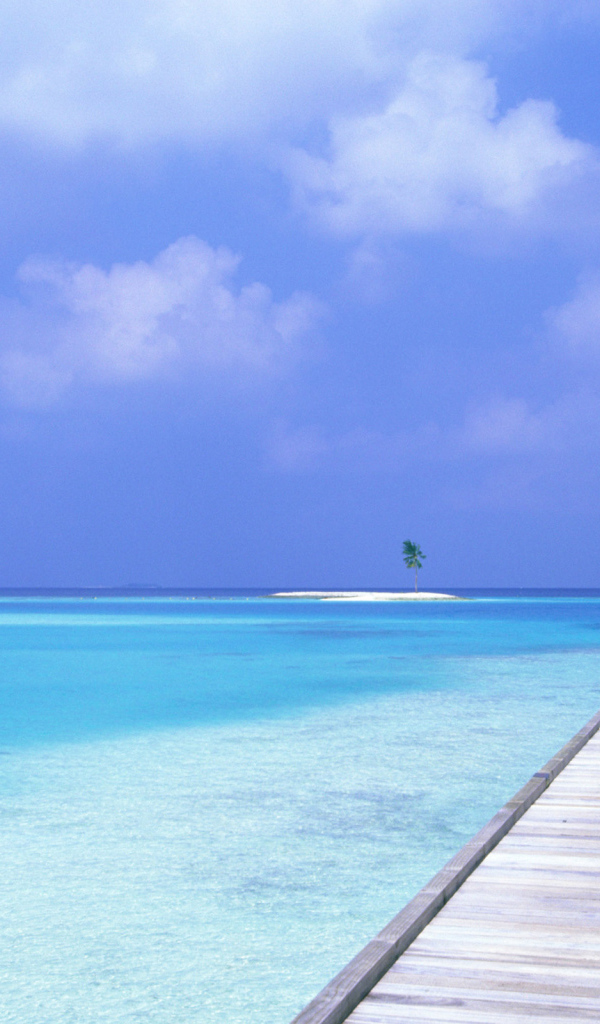 Голубая вода Мальдивы