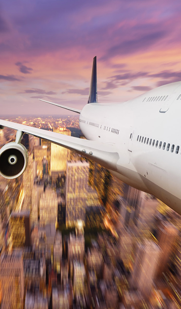 Полет над мегаполисом