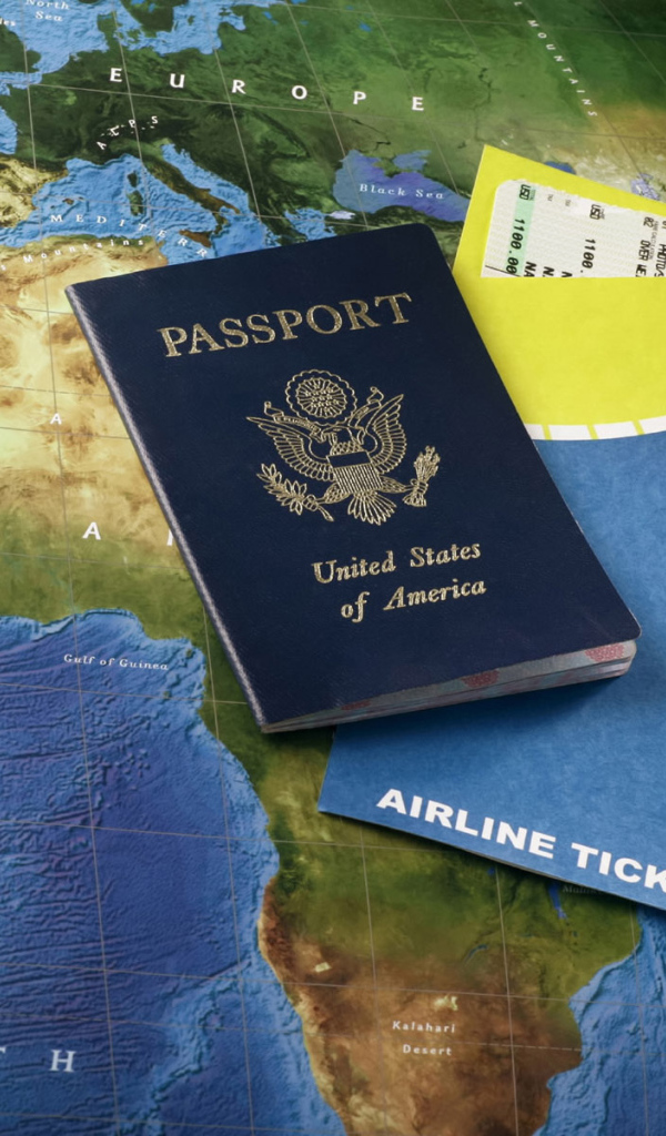 Паспорт Виза Билет на самолет