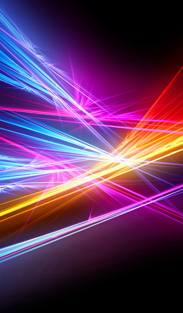 Разноцветные лучи