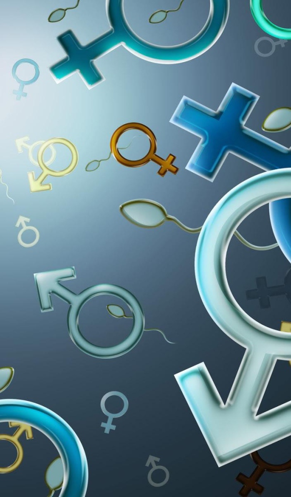 Мужской и женские знаки