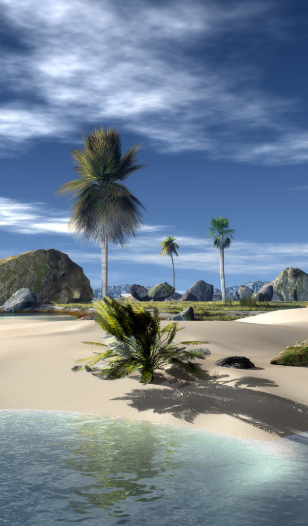 Песчаный островок