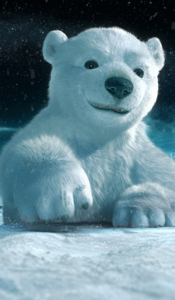 Белый медвежонок