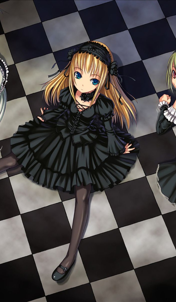 Клетчатый пол