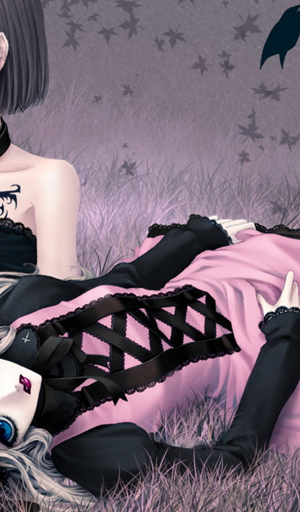 Подружки на траве