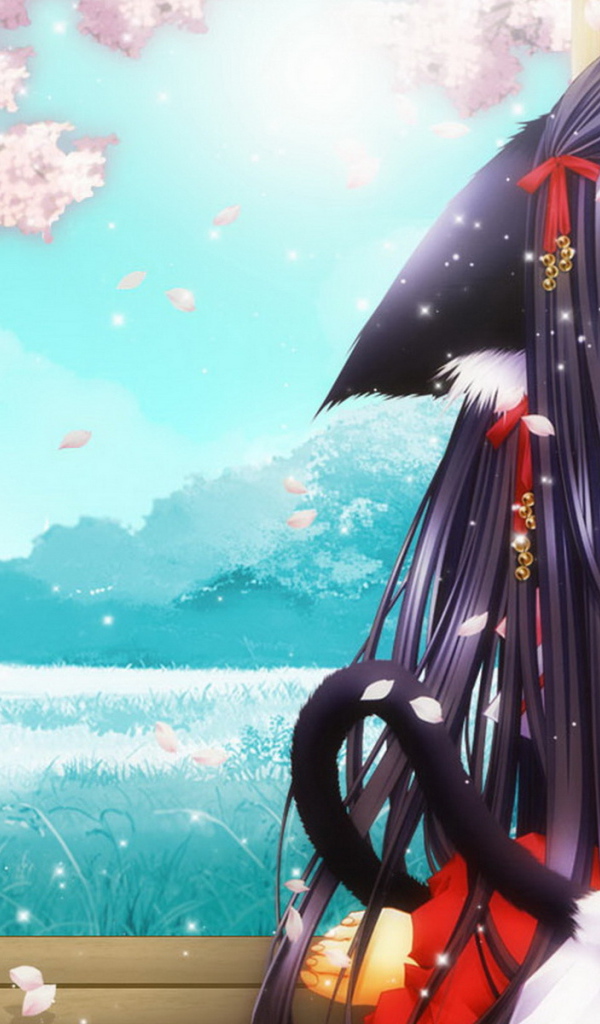 Девочка и кошка