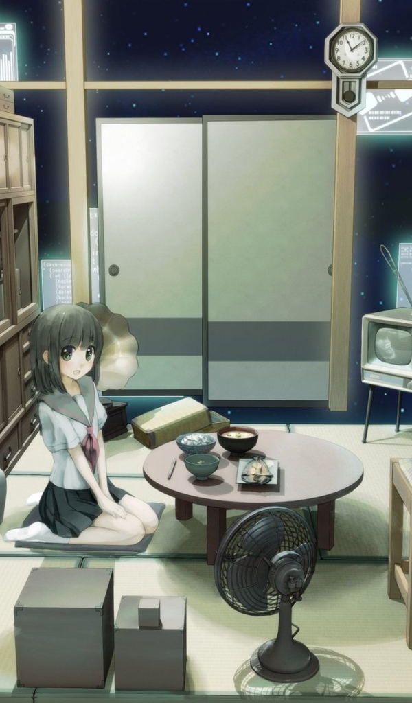 Девочка в комнате