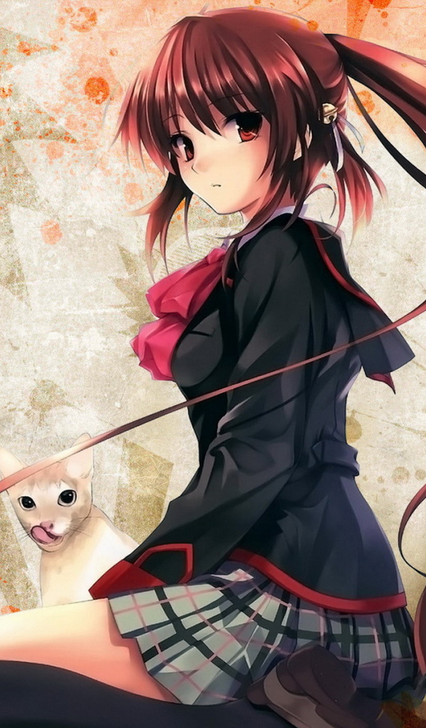 Девочка с кошками