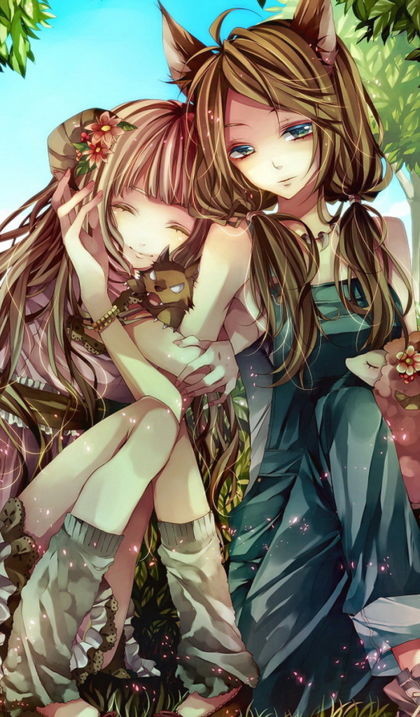 Девочки в лесу