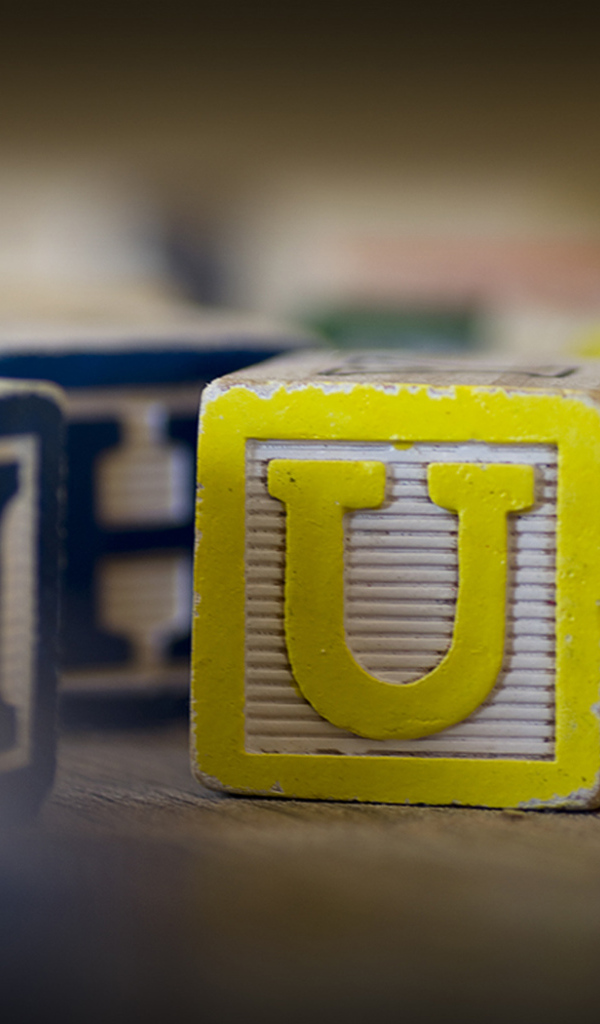 Кубики с буквами