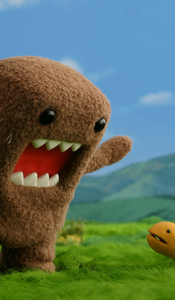 Домо-кун и ящерка