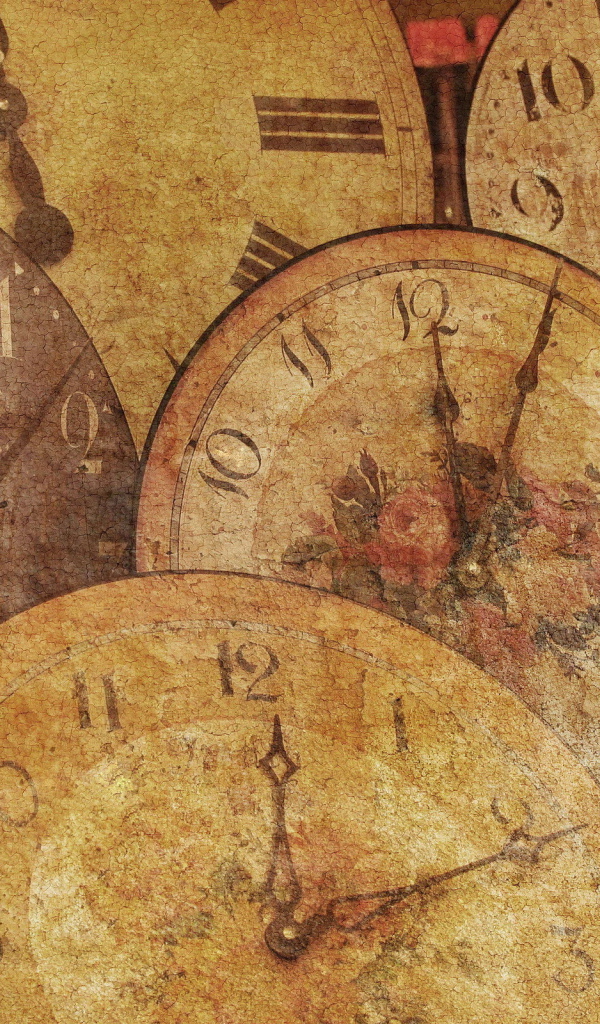 Рисованные часы