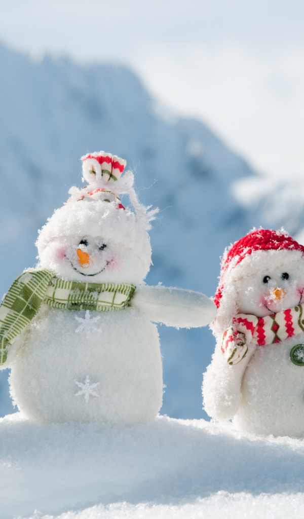 Маленькие снеговики