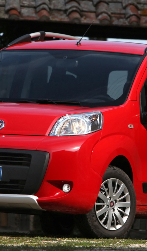 Fiat Fiorino in a red body