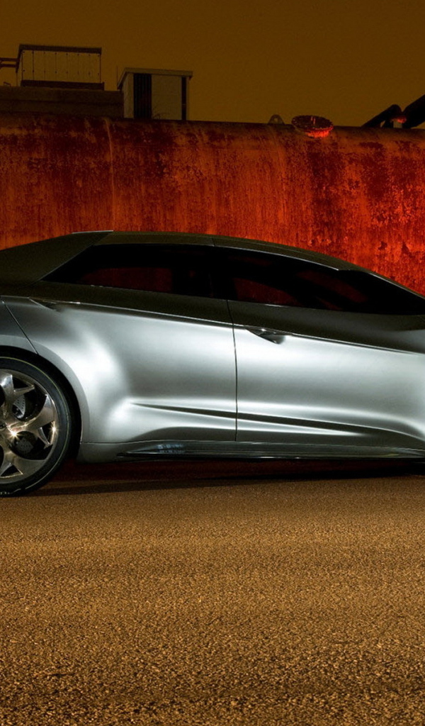 Hyundai i flow Concept в ночи