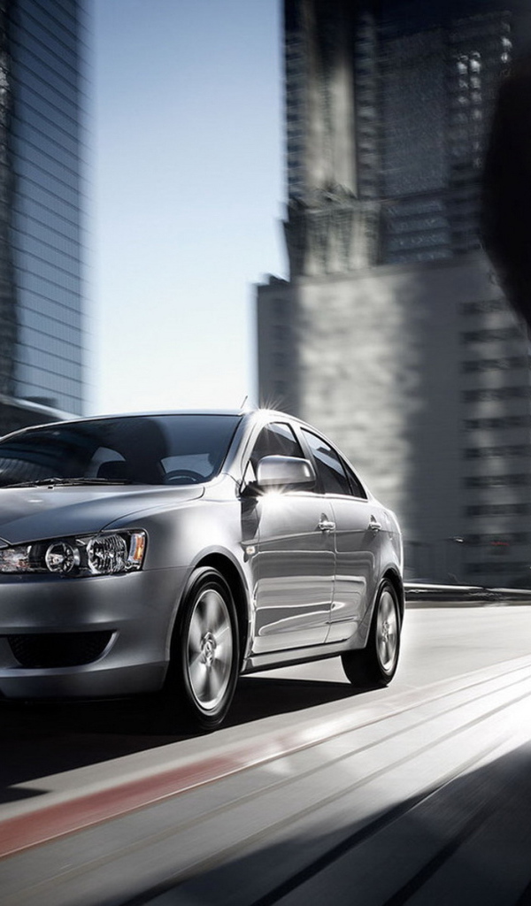 Mitsubishi Lancer in City