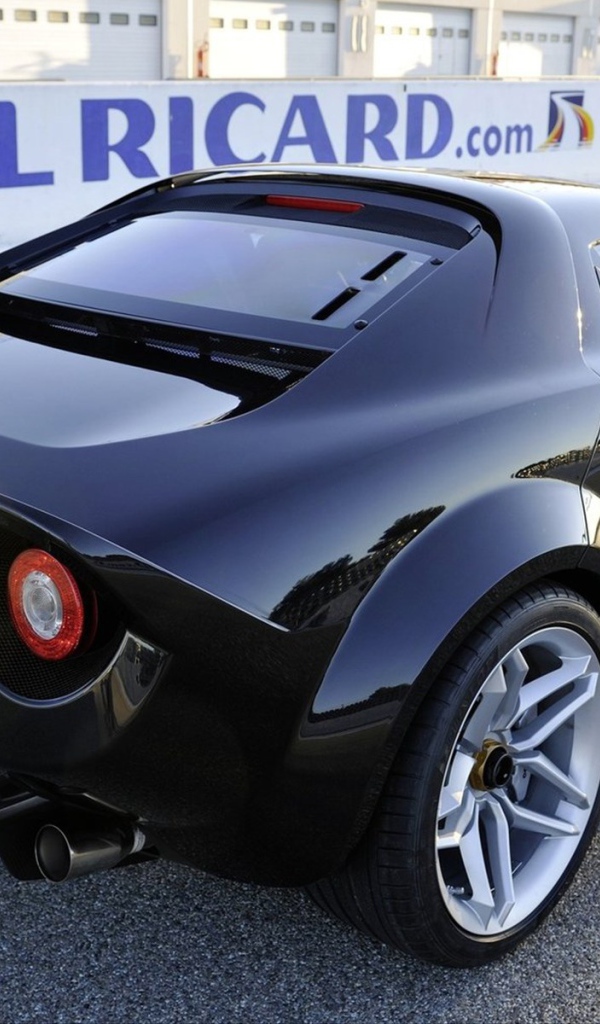 Черная Lancia Stratos Concept