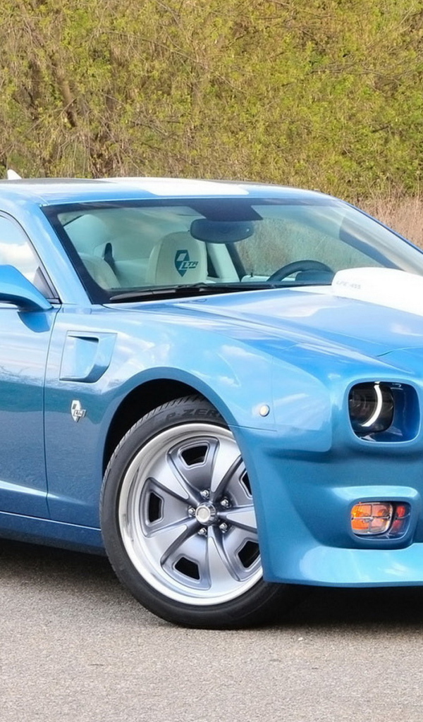 Голубой Шевроле Камаро Концепт