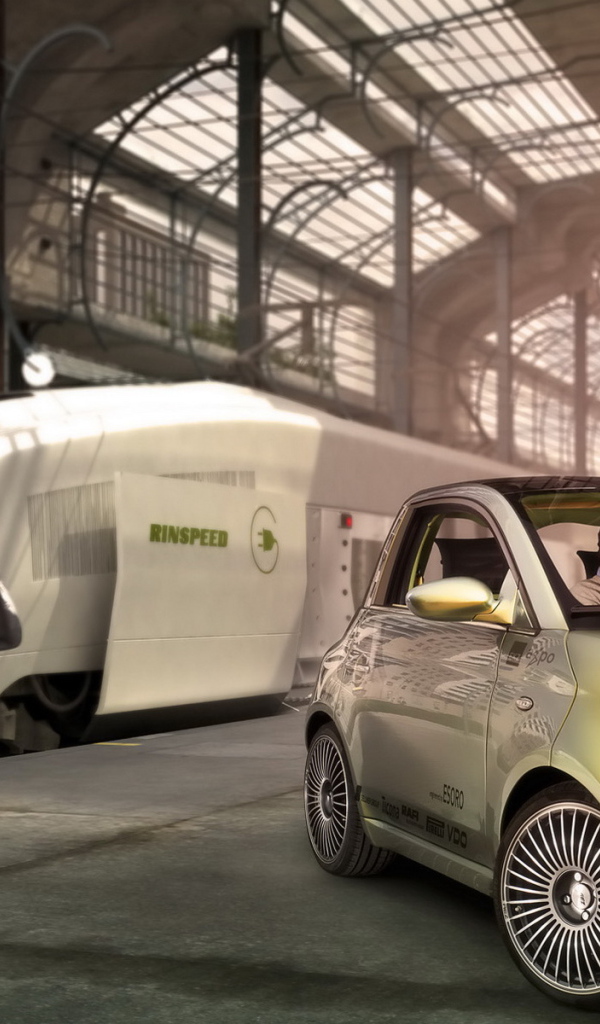 Rinspeed UC Concept на вокзале