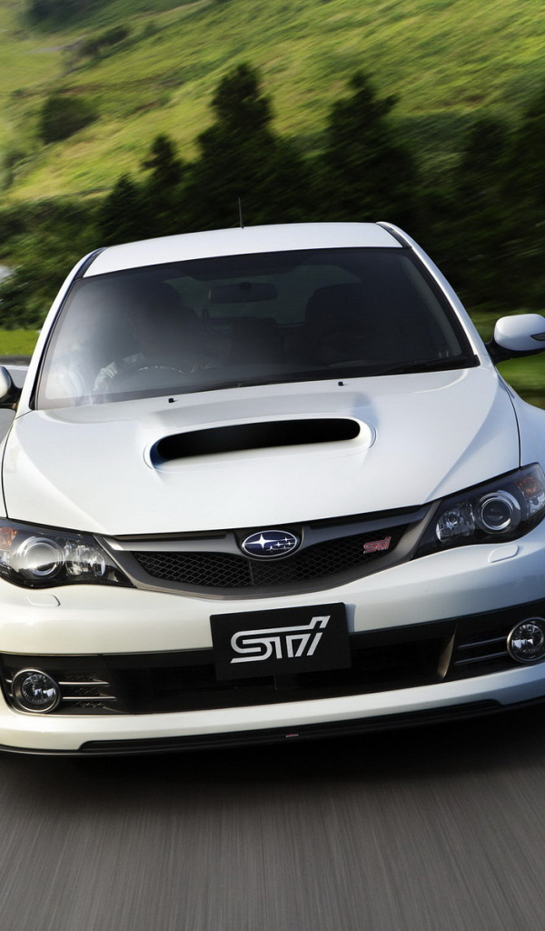 Subaru Impreza WRX STI по склону вверх