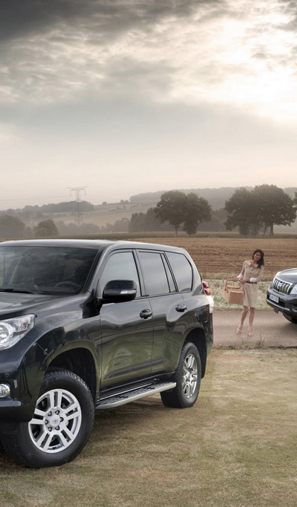 Тойота Лэнд Крузер на прогулке