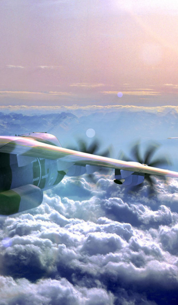 Самолеты над облаками