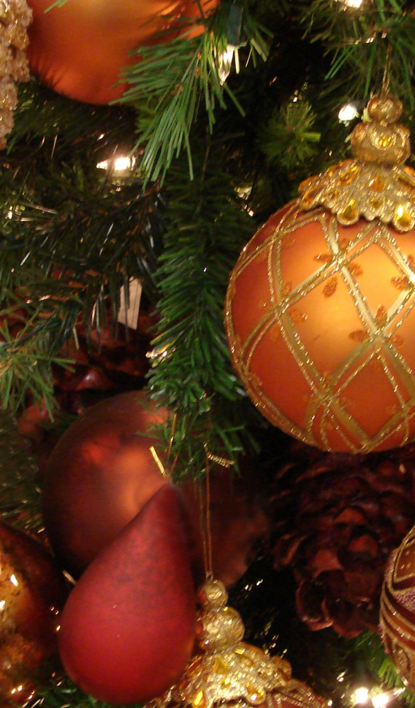 Красивая елка на Рождество