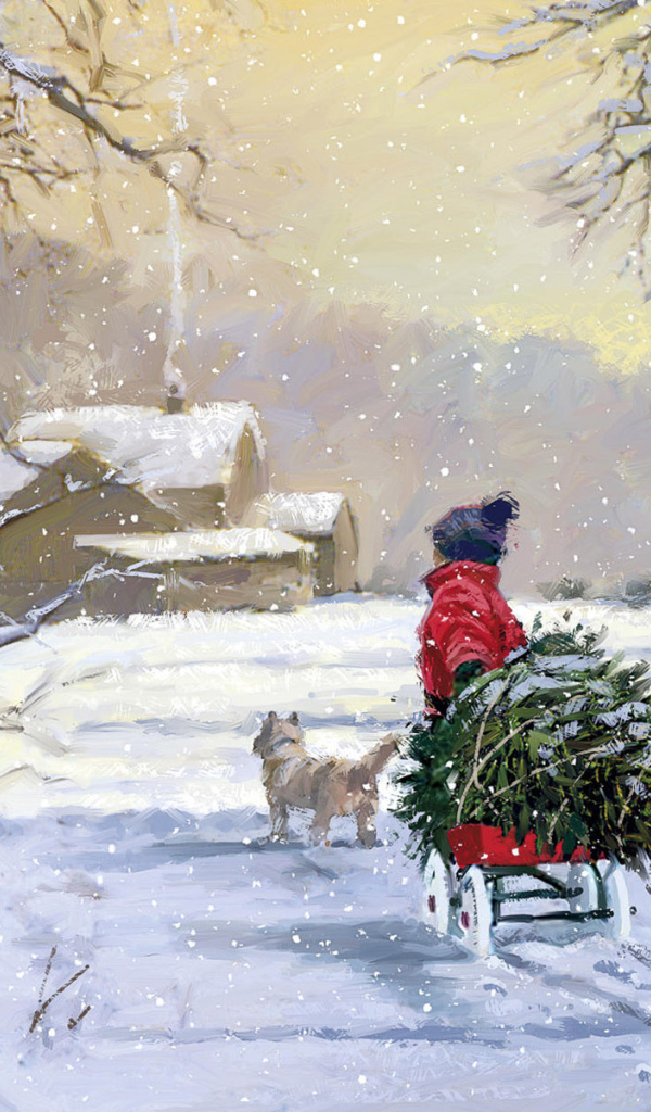 Елка к Рождеству