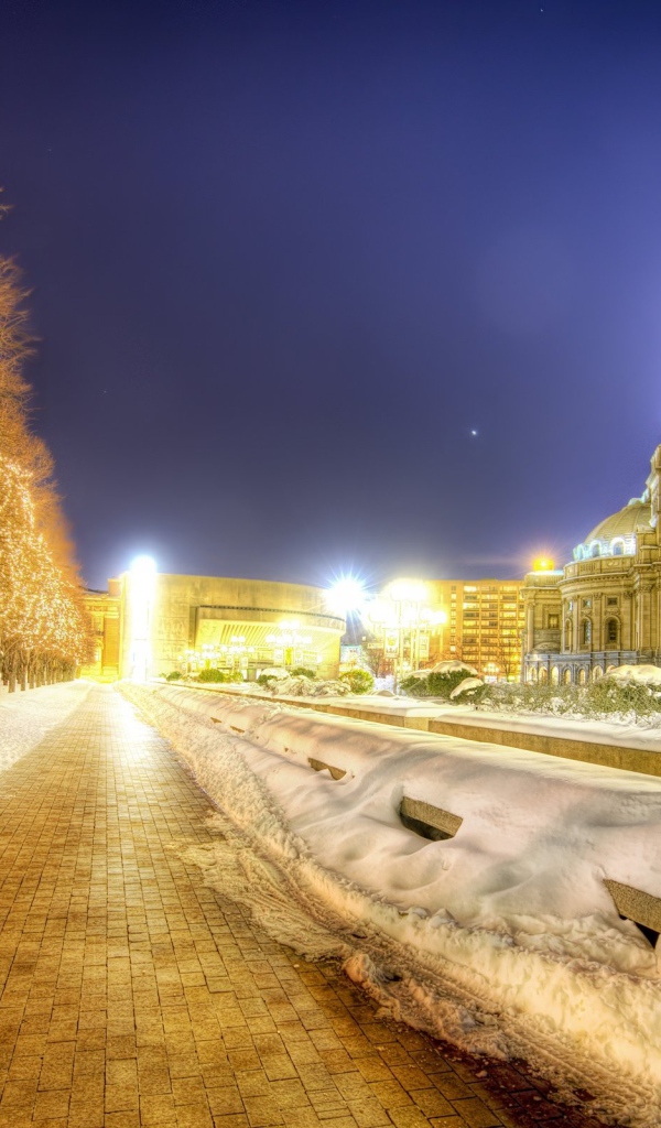 Бостон в ночи