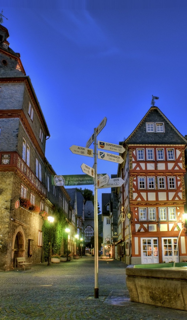 Херборн, магазины, плошадь Германии