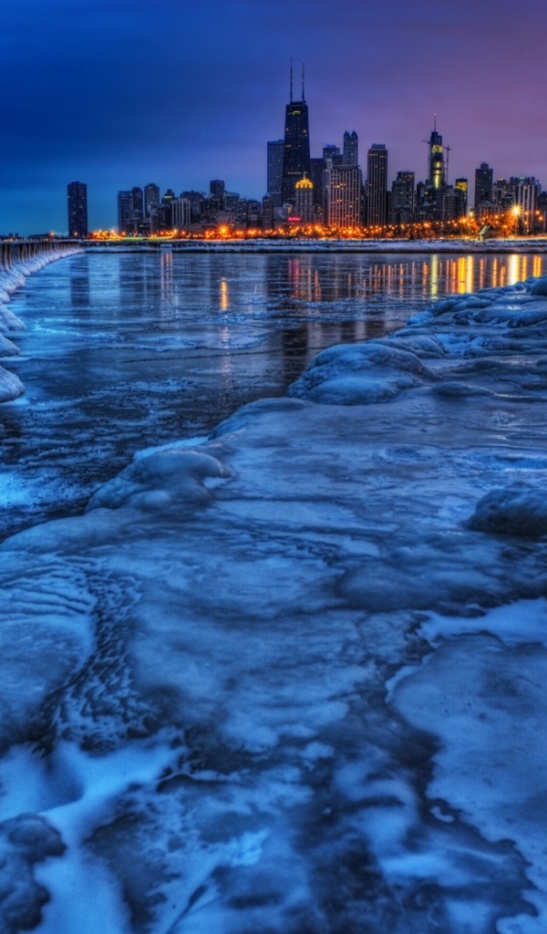 Мегаполис зимой