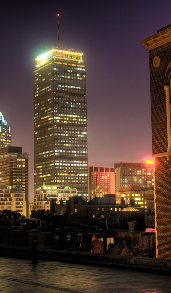 Ночной Бостон