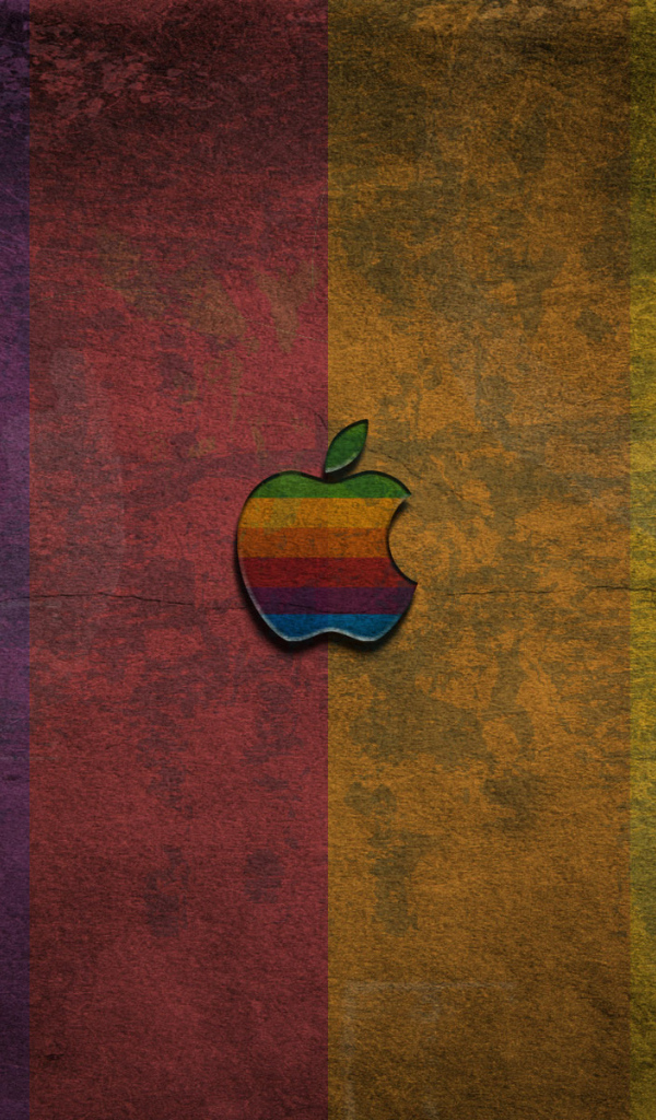 Разноцветное яблоко
