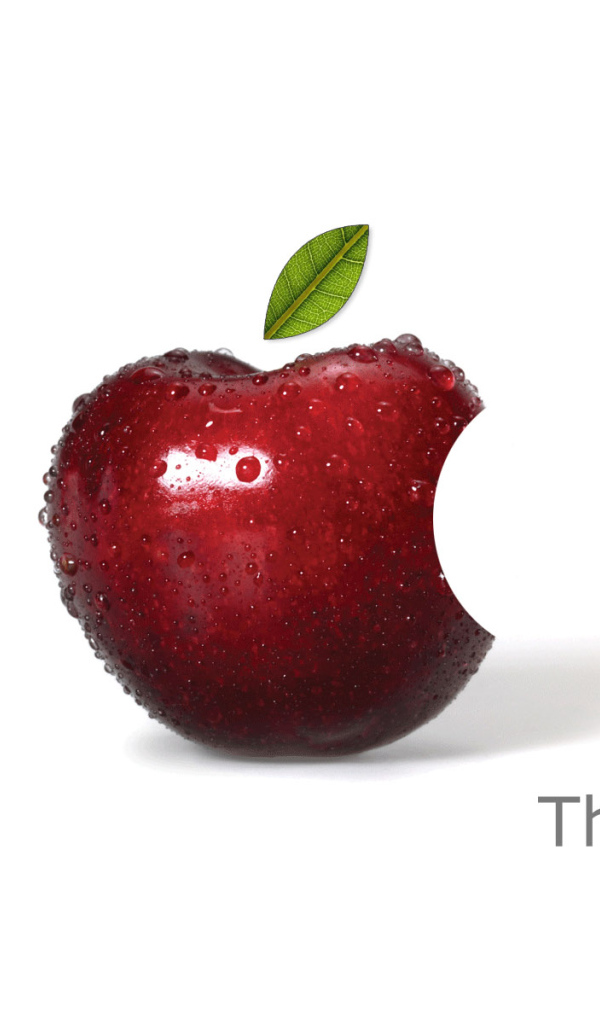 Надкусанное яблоко